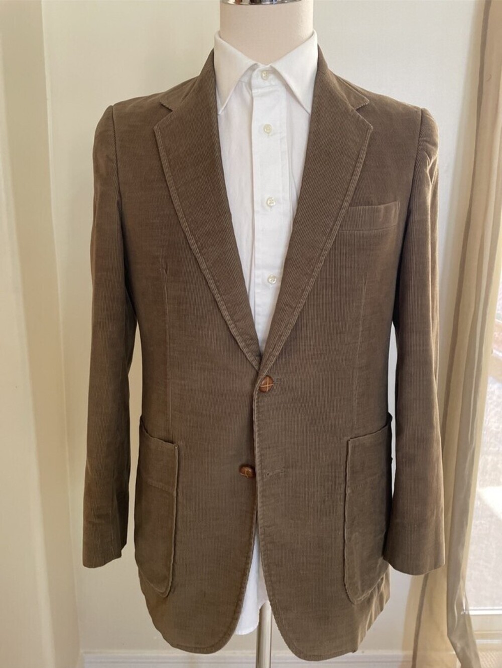 Haggar Vintage SportCoat CORDUROY Patch Pocket 38R